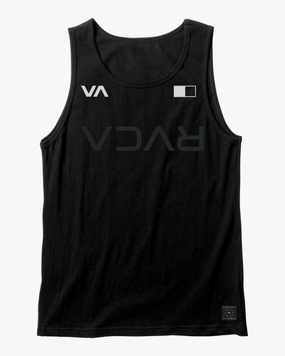 Big Rvca Banner Tank- Black