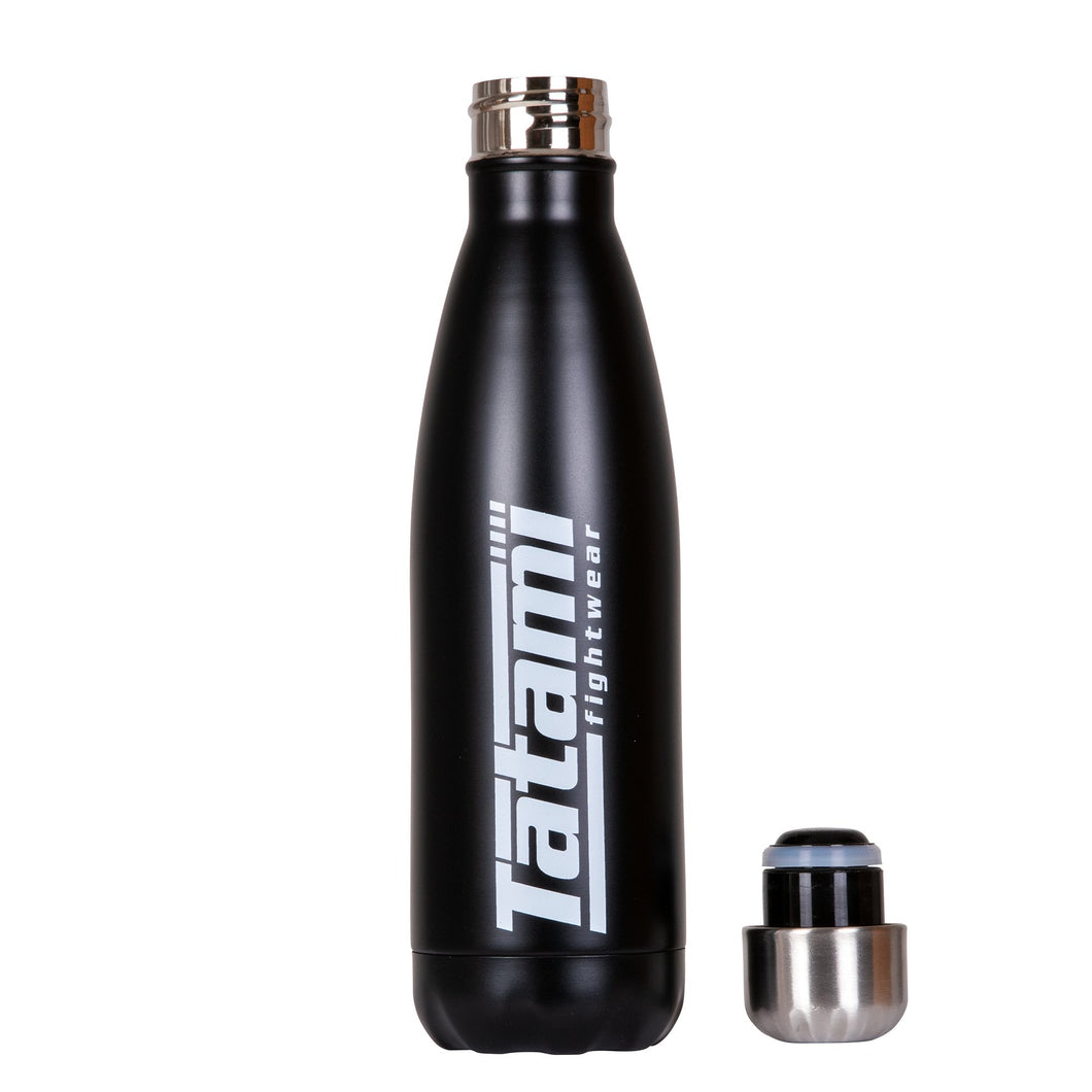 Frasco de Agua- Negro con logo blanco