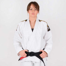 Lade das Bild in den Galerie-Viewer, Kimono BJJ (GI) Tatami Damen Nova Absolutes White - White Belt enthalten
