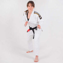 Lade das Bild in den Galerie-Viewer, Kimono BJJ (GI) Tatami Damen Nova Absolutes White - White Belt enthalten
