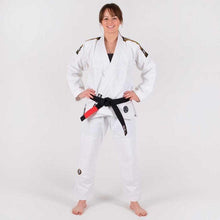 Lade das Bild in den Galerie-Viewer, Kimono BJJ (GI) Tatami Damen Nova Absolutes White - White Belt enthalten
