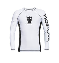 Load image into Gallery viewer, 2022 Rashguard Moskova Training Top-Manga- Blanco
