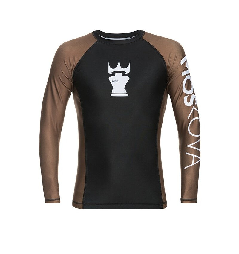 2022 rashguard moskova training top-manga- brown black