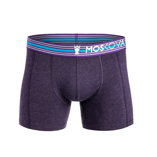 Boxer Moskova M2 Baumwolle - lila Streifen