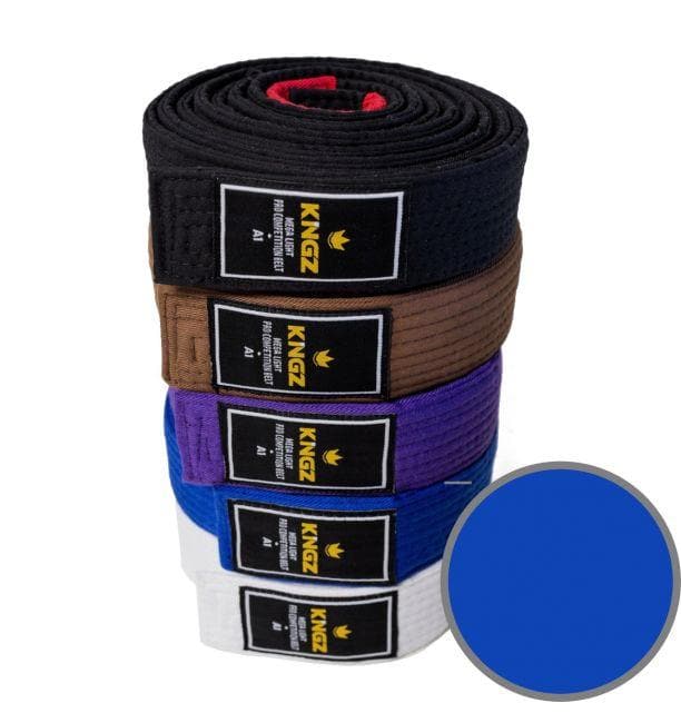 Cinturones Kingz mega light competition- Azul - StockBJJ