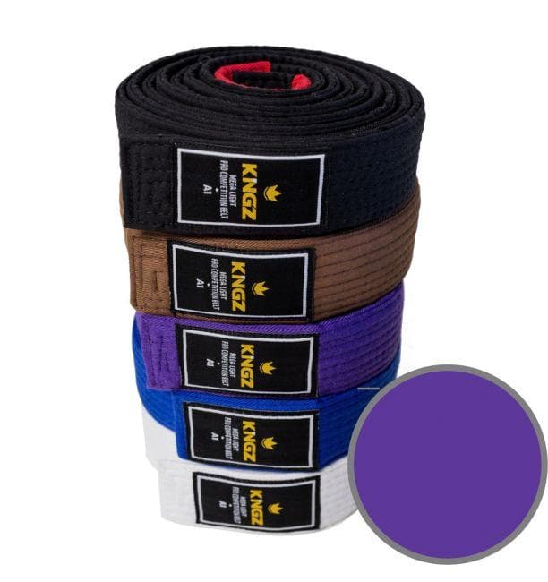 Cinturones Kingz mega light competition- Morado - StockBJJ