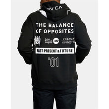 Load image into Gallery viewer, RVCA All Brand Sport Workout Hoodie- Black
