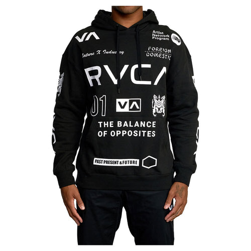 RVCA All Brand Sport Workout Hoodie- schwarz