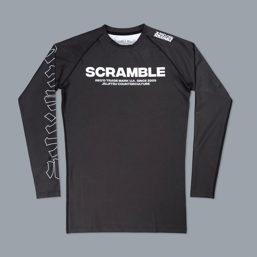 Scramble Base Rashguard- Schwarz