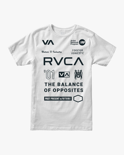 RVCA All Brand T-shirt- Weiß